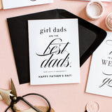 Kitty Meow Boutique - "Girl Dads are the Best Dads" - Father's Day Greeting Card