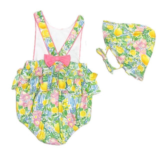 Marco and Lizzy - Positano Collection Baby Girl Sun Bubble and Sun Hat