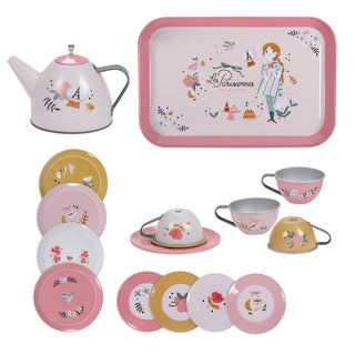 Moulin Roty - New Tea Party Metal Set The Parisiennes