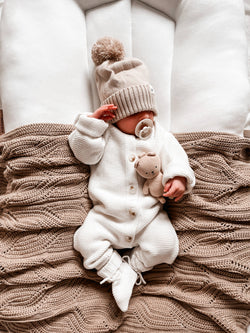 Image of Luna + Luca Classic Purl Knit Jumpsuit