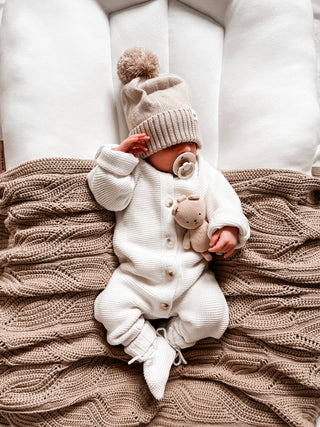 Luna + Luca Classic Purl Knit Jumpsuit