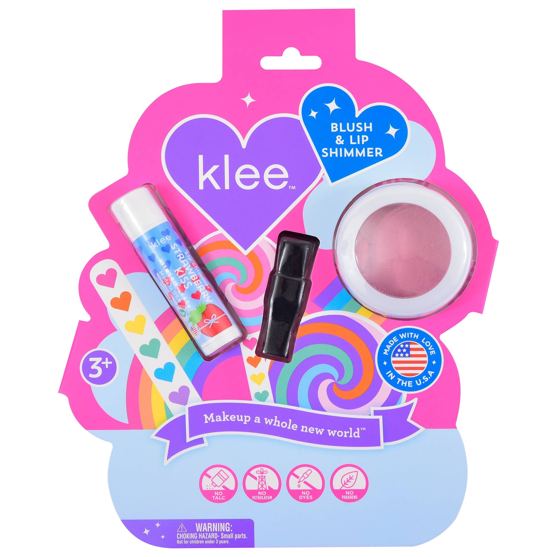 Rainbow Glitz - Blush and Lip Shimmer Set