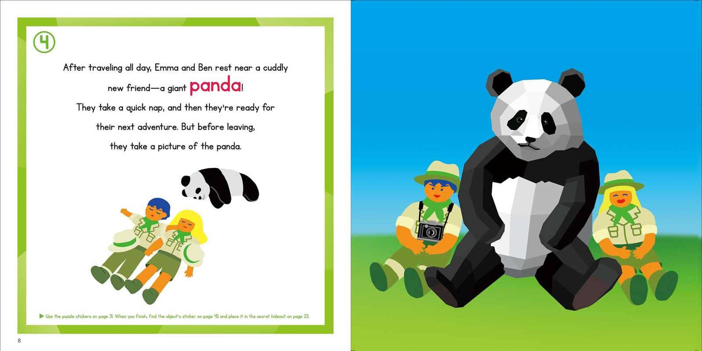 STICKER PUZZLES; ADVENTURES IN WONDERLAND by Gakken early childhood experts