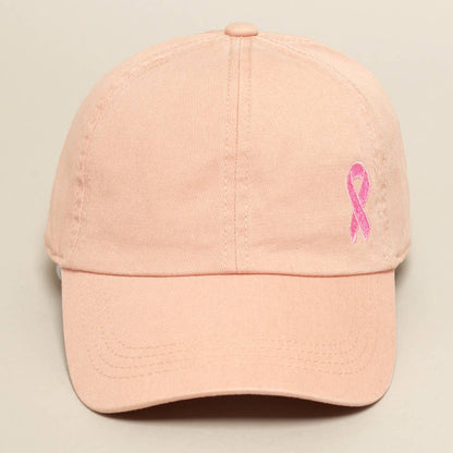Breast Cancer Awareness Ribbon/Mama Baseball Cap