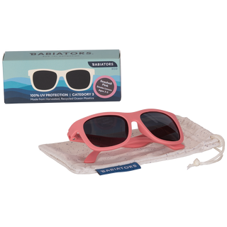 Babiators - Navigator Sunglasses in Seashell Pink: Ages 6+