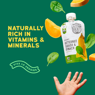 Serenity Kids Organic Butternut & Spinach with Organic Olive Oil Pouch