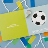 Left Hand Book House - Soccer Baby- Board Book