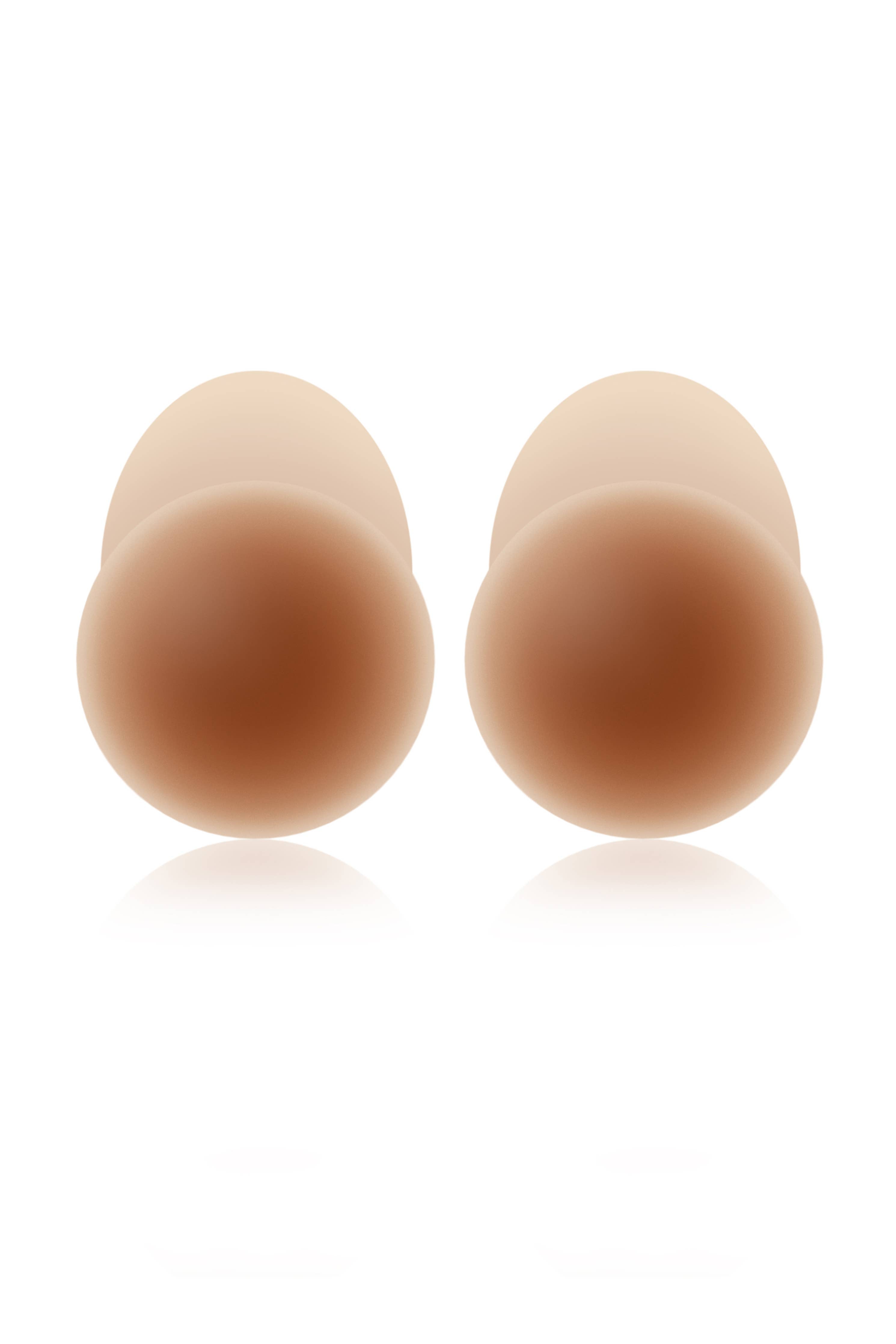 Image of NOOD - No-Show Extra Lift | Reusable Adhesive Lifting Nipple Covers: 4in / No 7 Bronze
