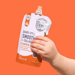 Serenity Kids Pumpkin Spice Smoothie with Grass Fed Collagen Pouch