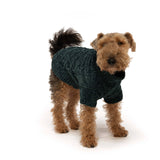 fabdog - Emerald Chenille Dog Sweater: 8"