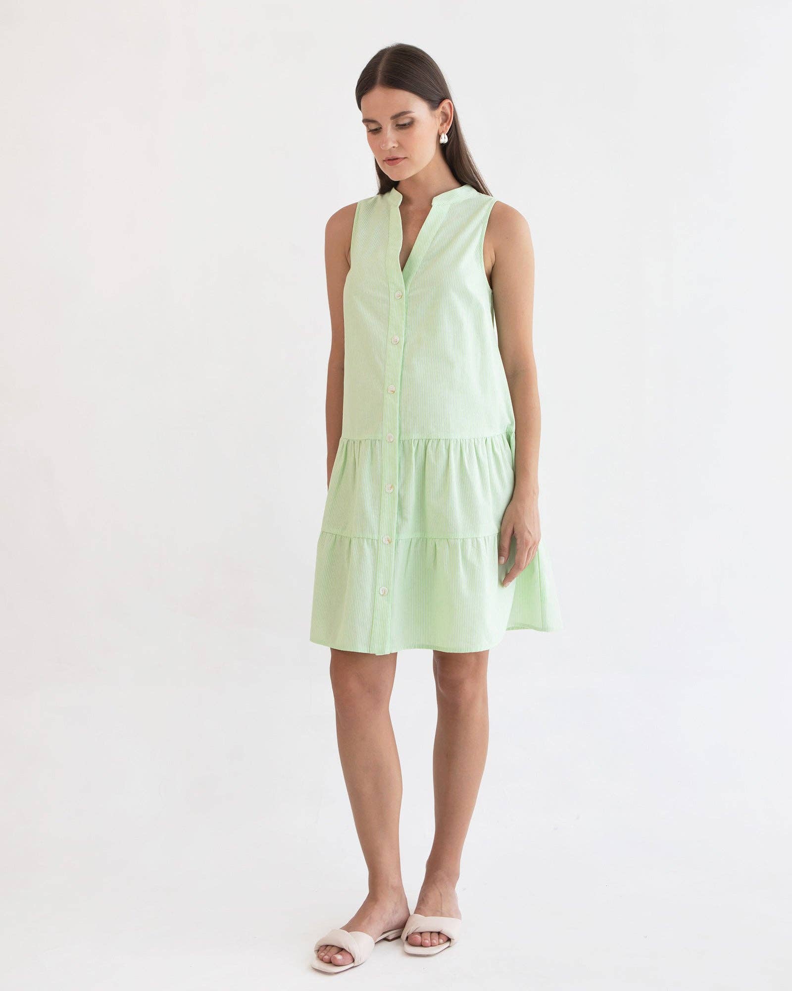 Melanie Sleeveless Maternity Dress