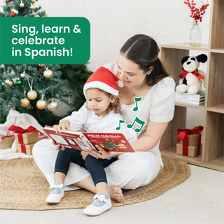 Binibi - Bilingual Christmas Musical Book: Spanish Christmas Songs