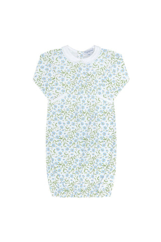 Nellapima - Blue Vines Print Gown