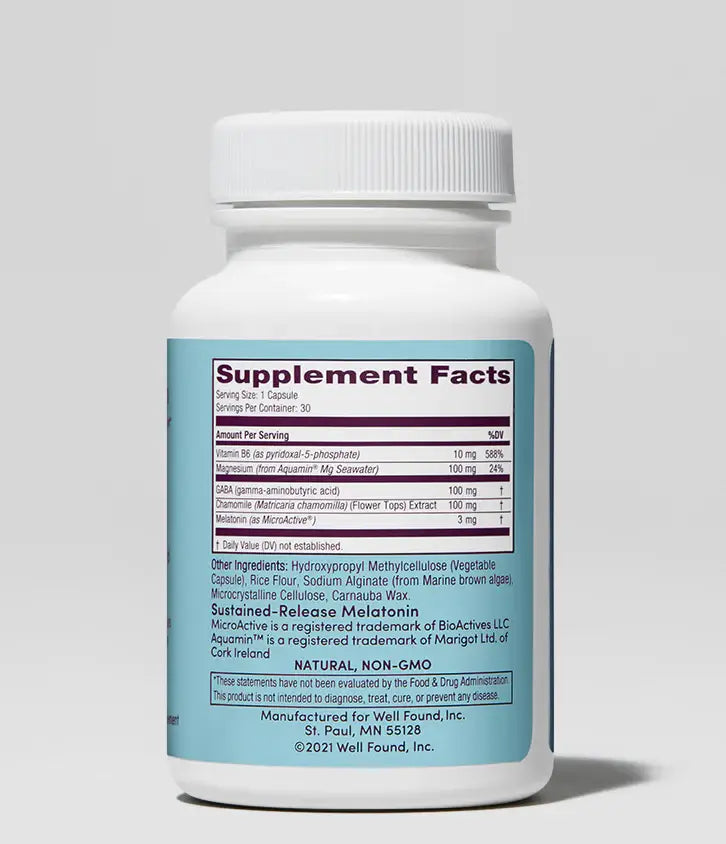 Image of Womaness - Let Me Sleep - Natural Sleep Supplement: 30 capsules