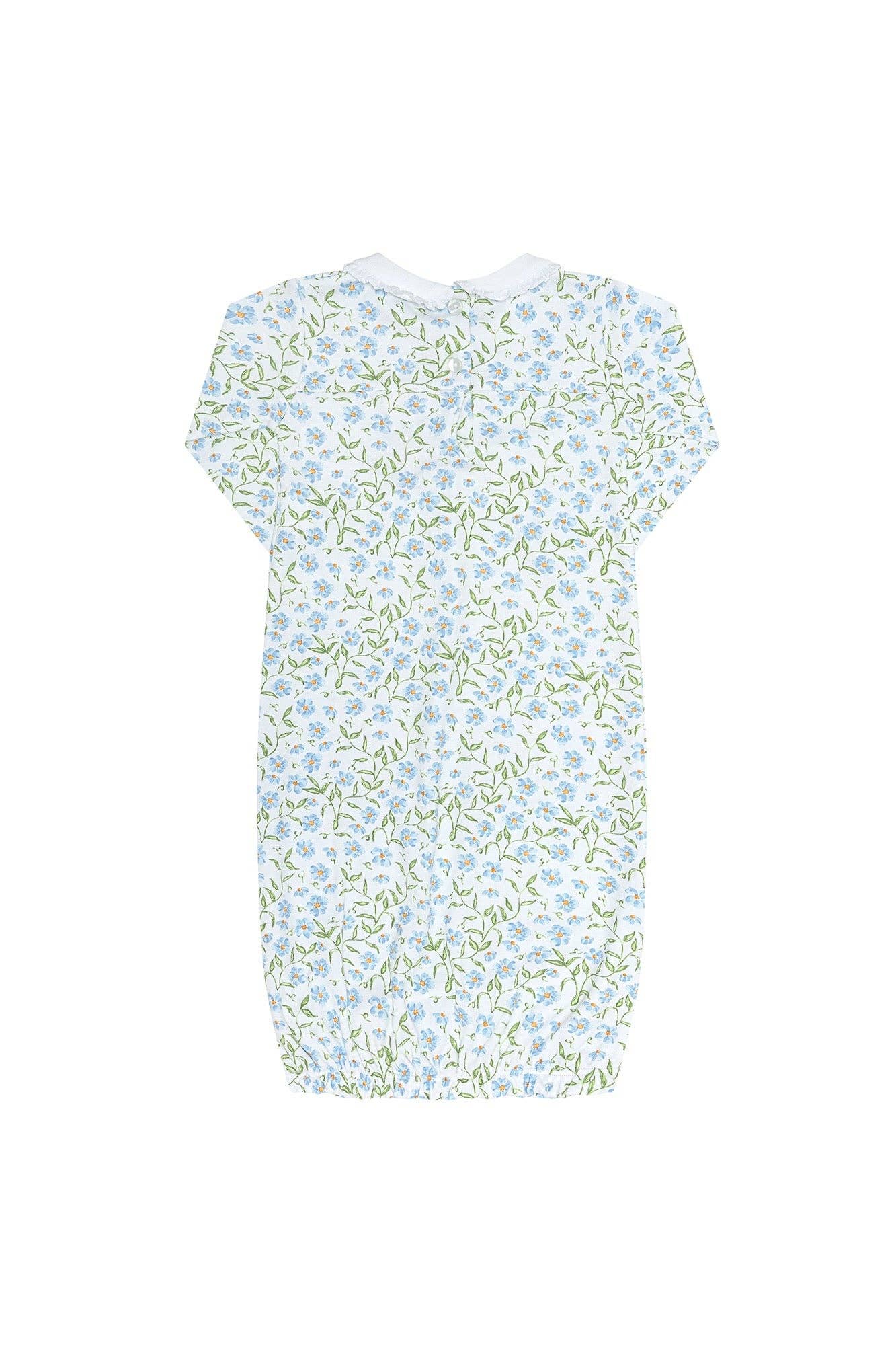 Nellapima - Blue Vines Print Gown