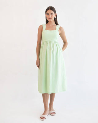 Nina Midi Maternity Dress