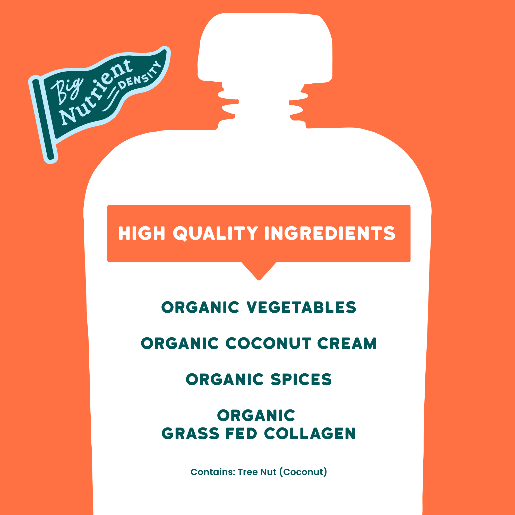 Serenity Kids Pumpkin Spice Smoothie with Grass Fed Collagen Pouch