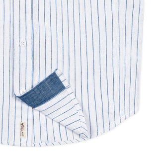 Hope and Henry - Linen Short Sleeve Button Down Shirt