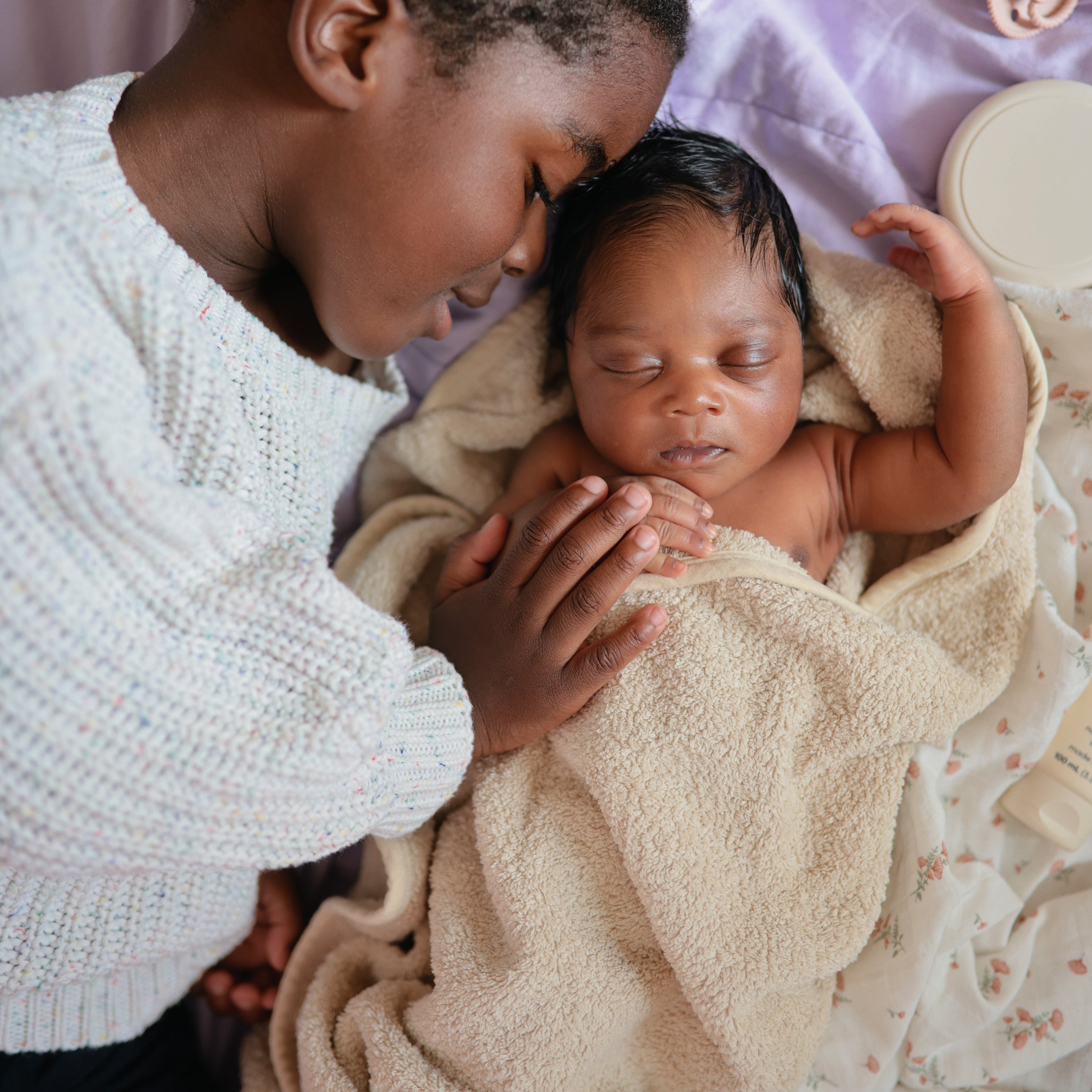 Image of Organic Cotton Baby Hooded Towel