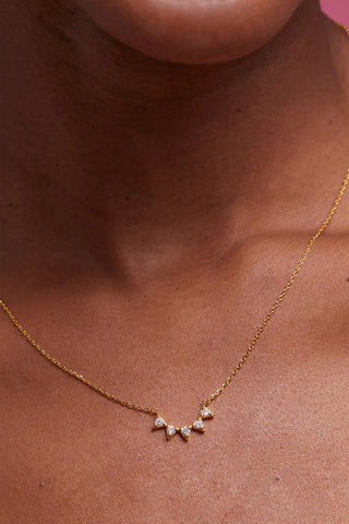 Estella Bartlett CZ Bunting Necklace
