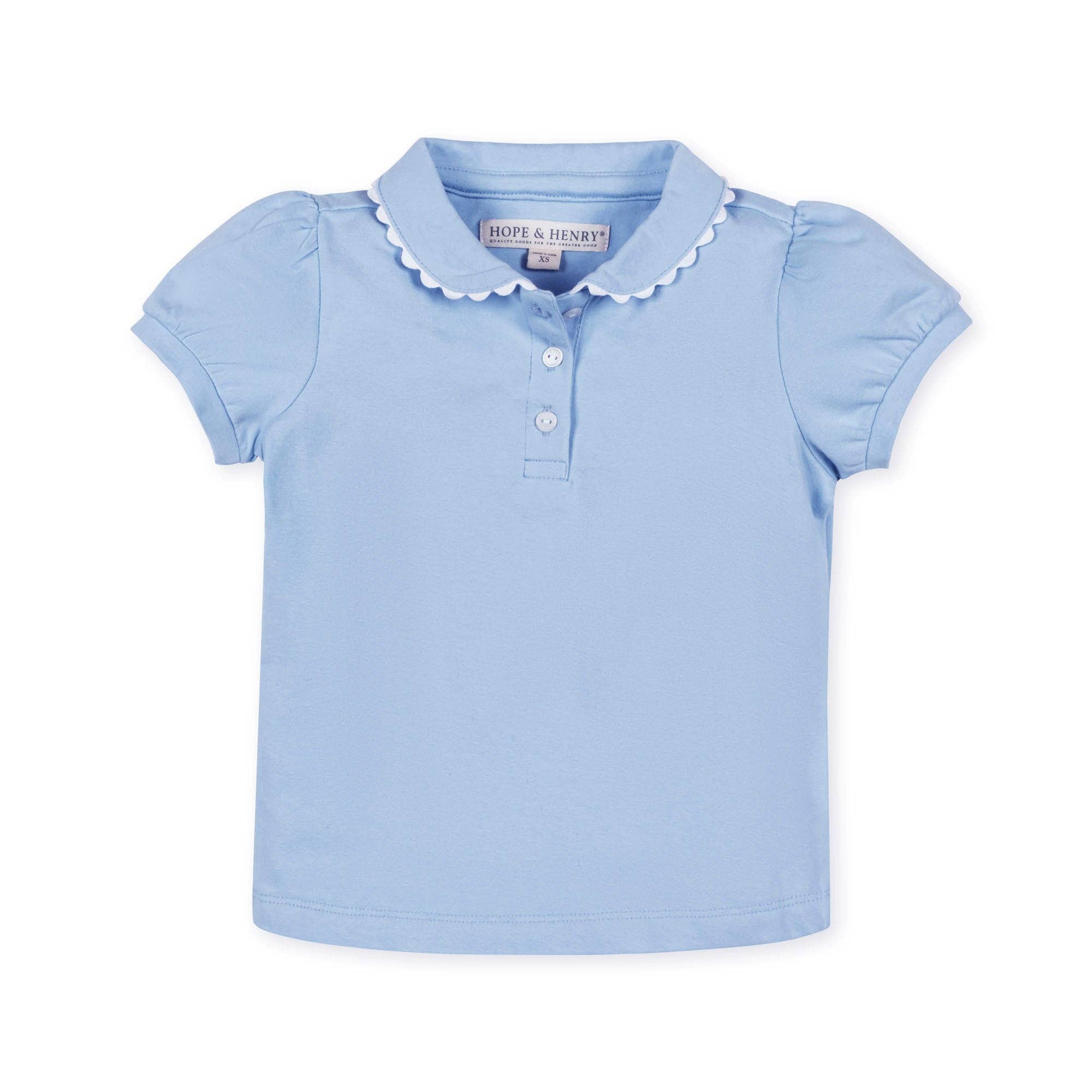 Image of Hope and Henry - Organic Puff Sleeve Polo