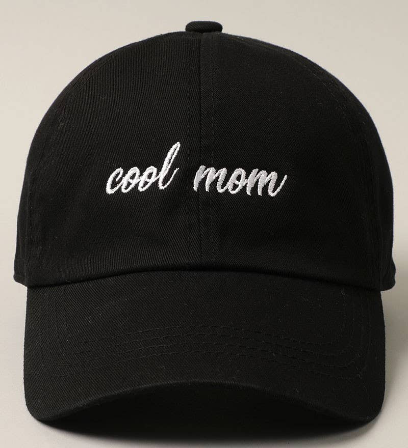 COOL MOM Embroidery Baseball Hat