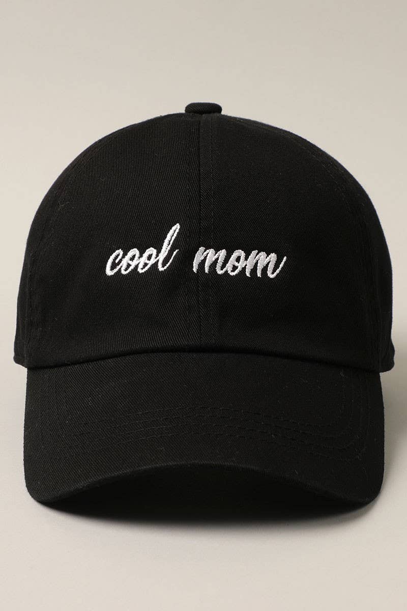 Image of COOL MOM Embroidery Baseball Hat