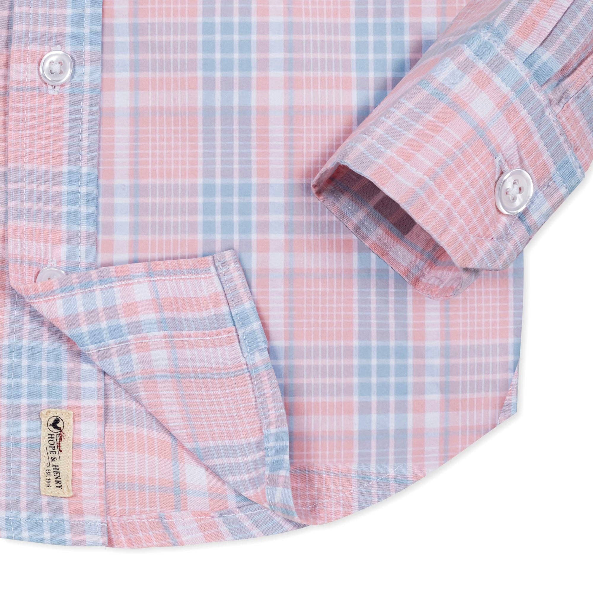 Image of Hope and Henry - Organic Stretch Poplin Shirt