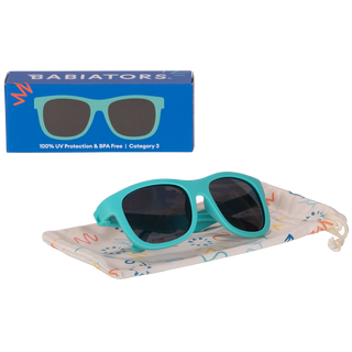 Totally Turquoise Navigator Baby and Kids Sunglasses