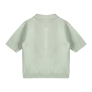 Viverano Organics - Palm Trees Embroidered Baby Shirt & Shorts Set (Organic)