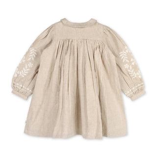 Viverano Organics - Isabel Floral Embroidered Linen Dress (Organic Cotton)
