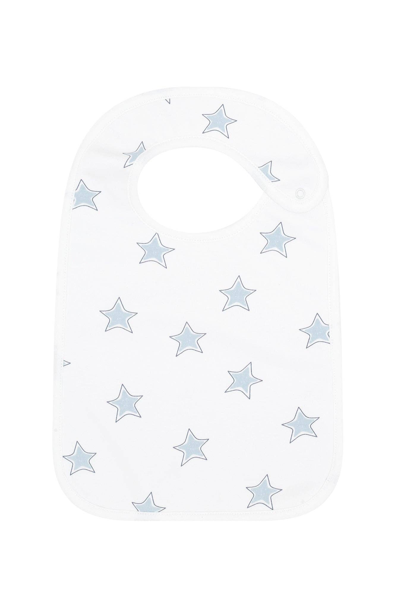 Nellapima - Blue Stars Print Feeding Bib