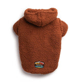 fabdog - Rust Sherpa Dog Hoodie: 20"