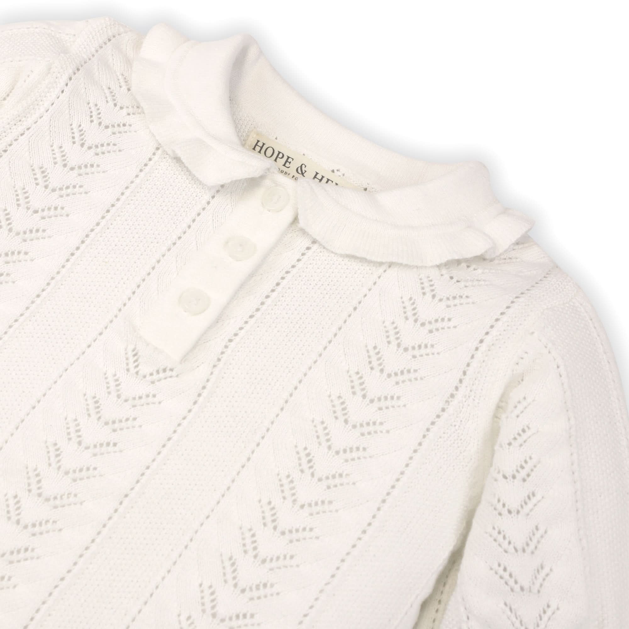 Image of Peter Pan Collar Sweater Polo