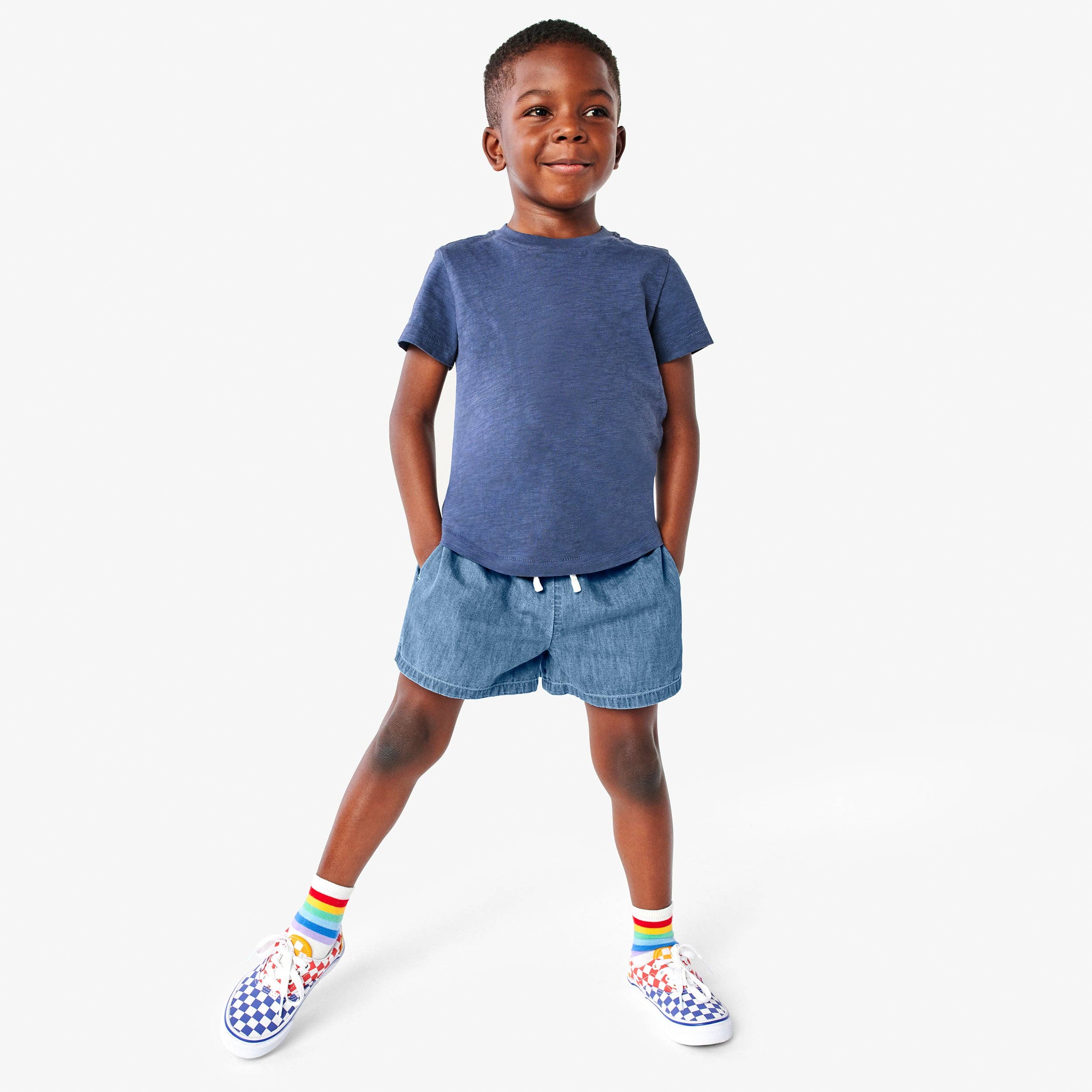 Image of Kids Chambray Beach Short