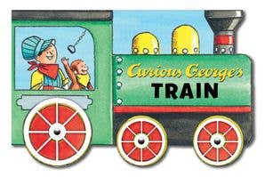 HarperCollins - Curious George'S Train Mini Movers Shaped Board Book
