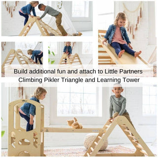 Little Partners - 2-in-1 Climbing Ramp Slide