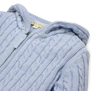 Zip-Up Textured Sweater