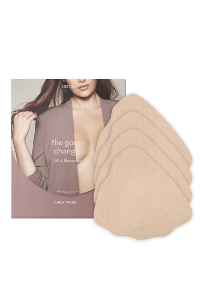 NOOD - Game Changer | Lift & Shape Adhesive Hemp Bra: No 5 Soft Tan / 3