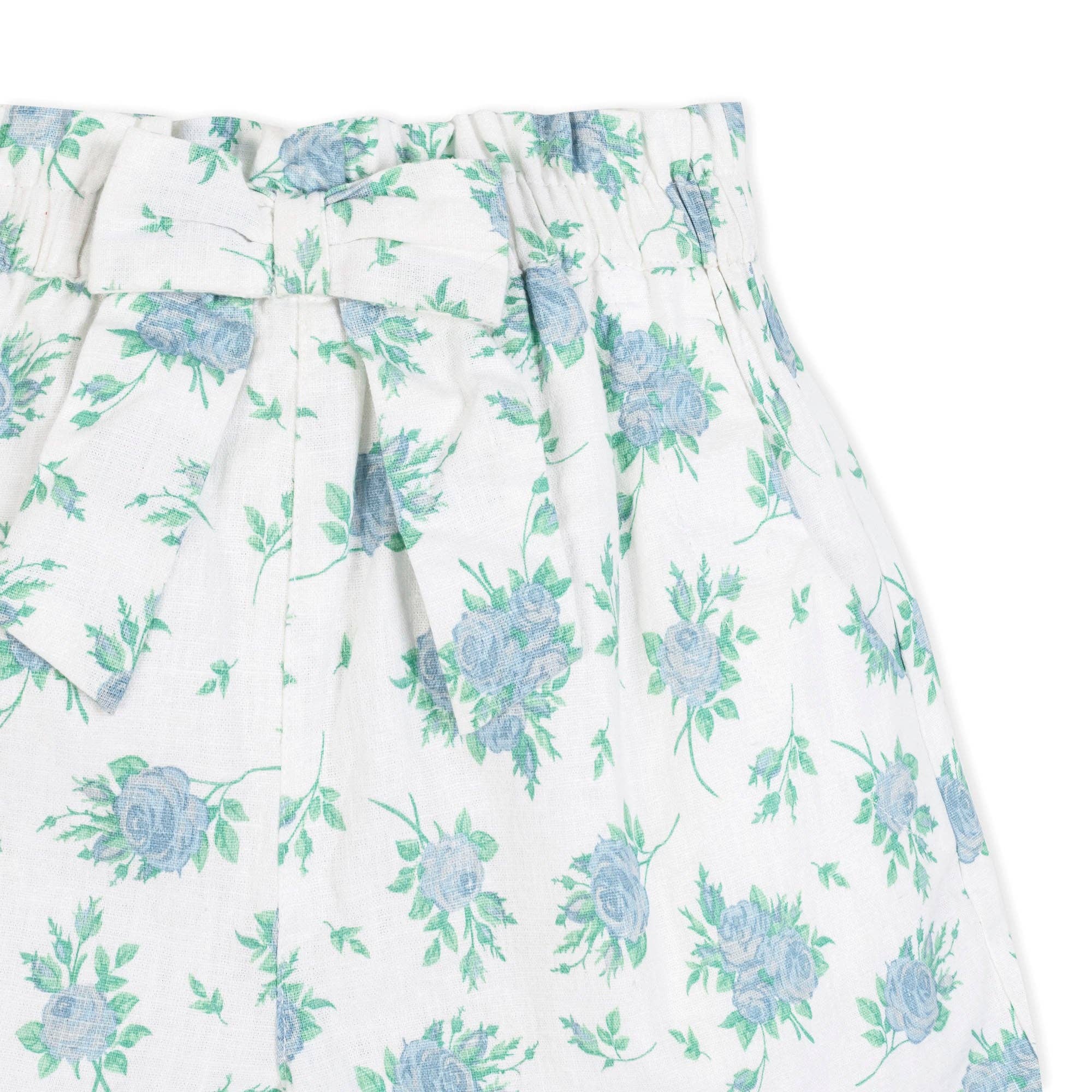 Image of Hope and Henry - Linen Pull-On Paperbag Shorts