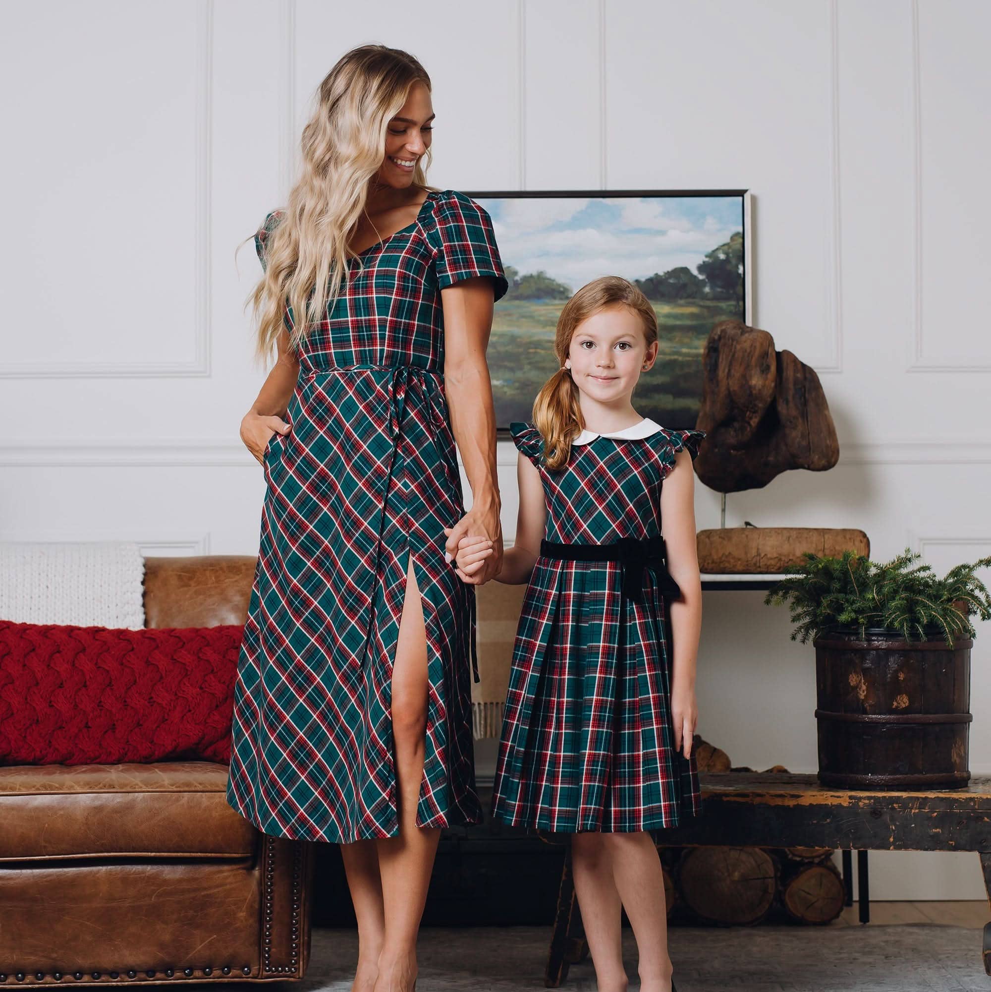 Image of Organic Peter Pan Collar Party Dress