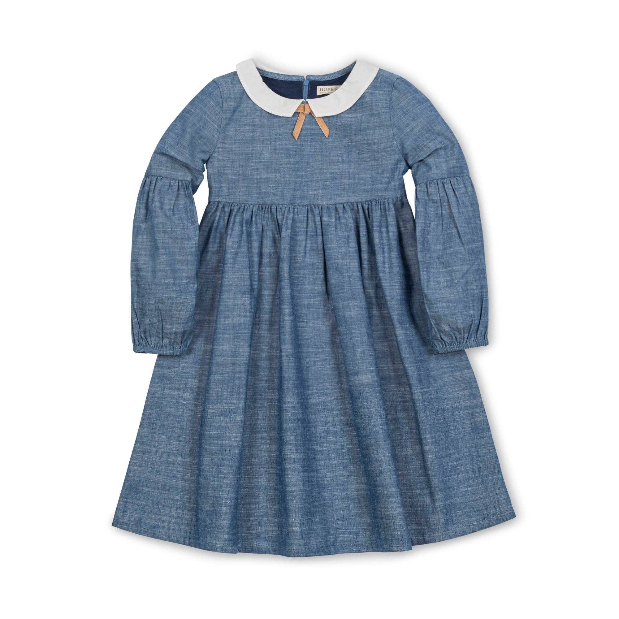 Image of Organic Chambray Empire Dress