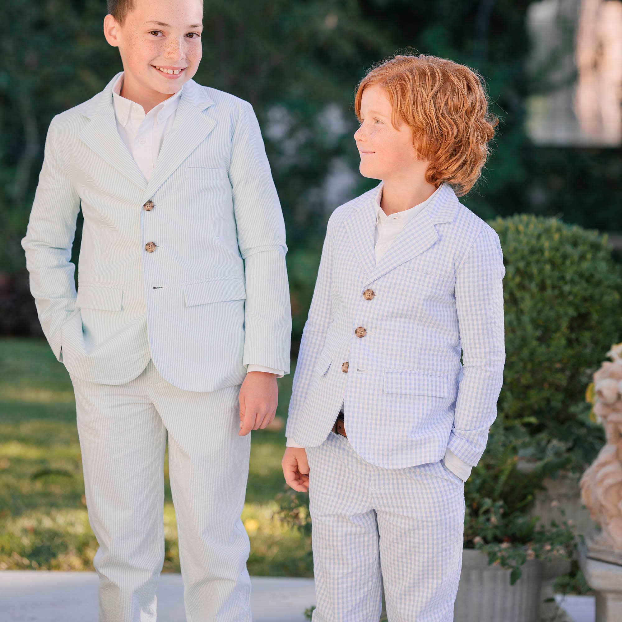 Hope and Henry - Organic Seersucker Suit Jacket