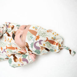 Image of Mermaid Newborn Gift Set - Making Waves, Bamboo Gown & Hat