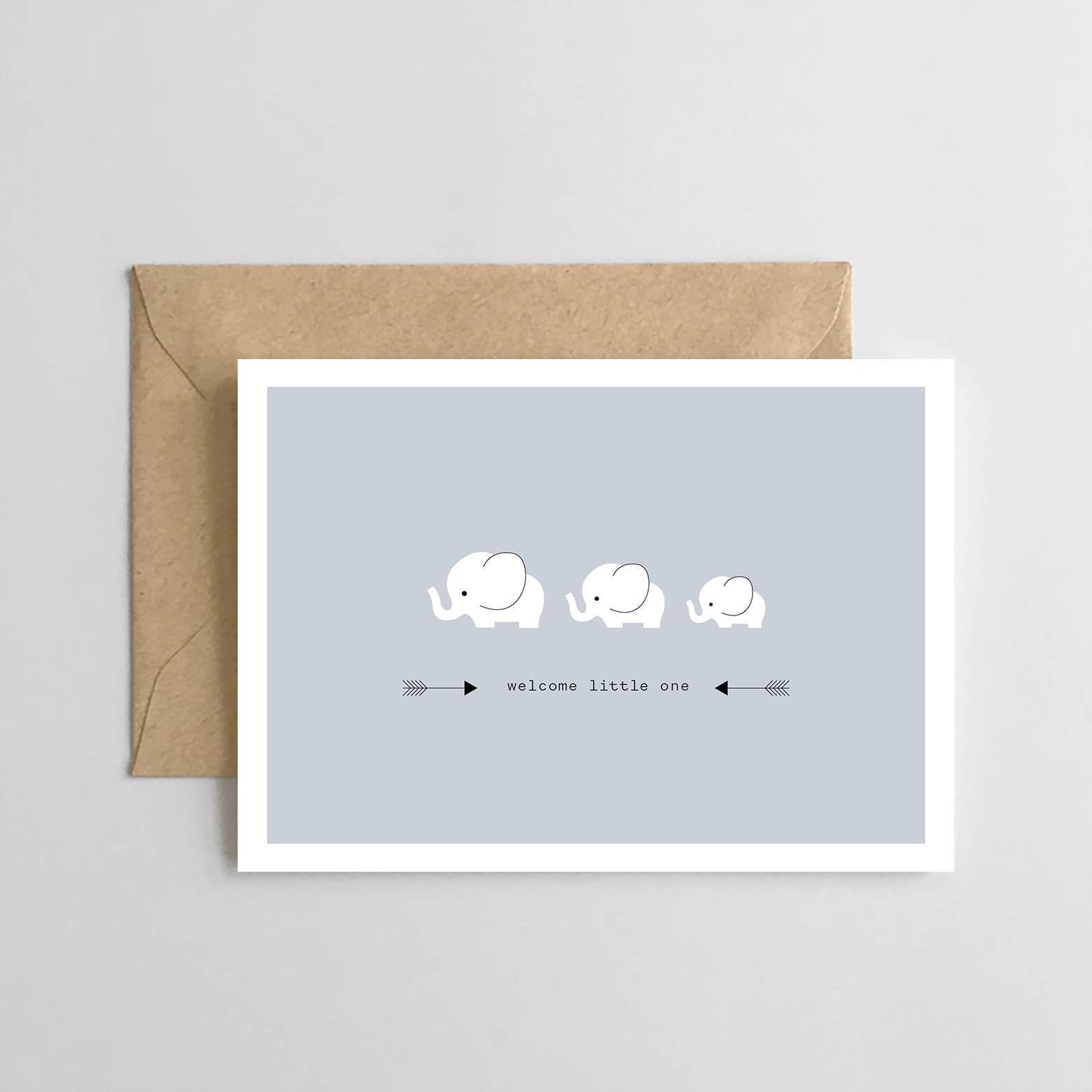 Spaghetti & Meatballs - Welcome Little One - A6 Size Baby Card