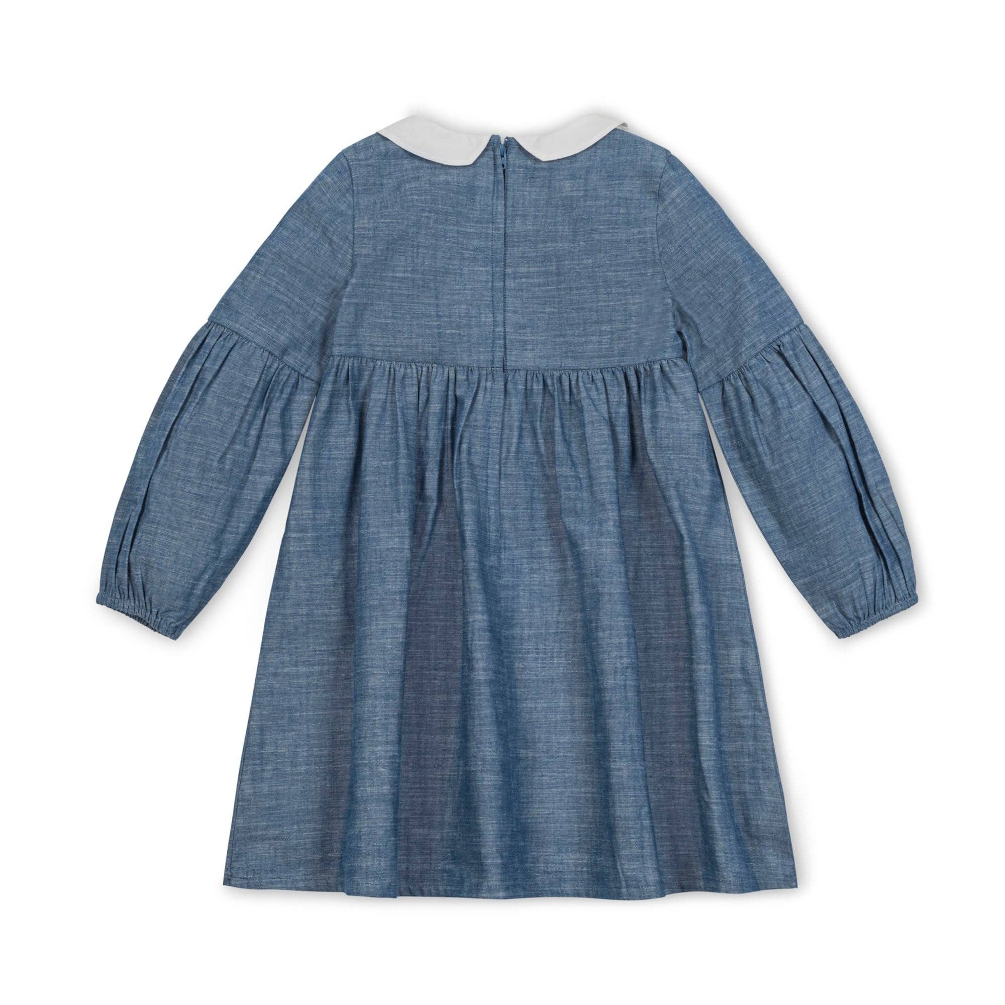 Image of Organic Chambray Empire Dress