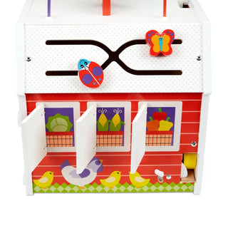 Melissa & Doug First Play Slide, Sort, & Roll Activity Barn