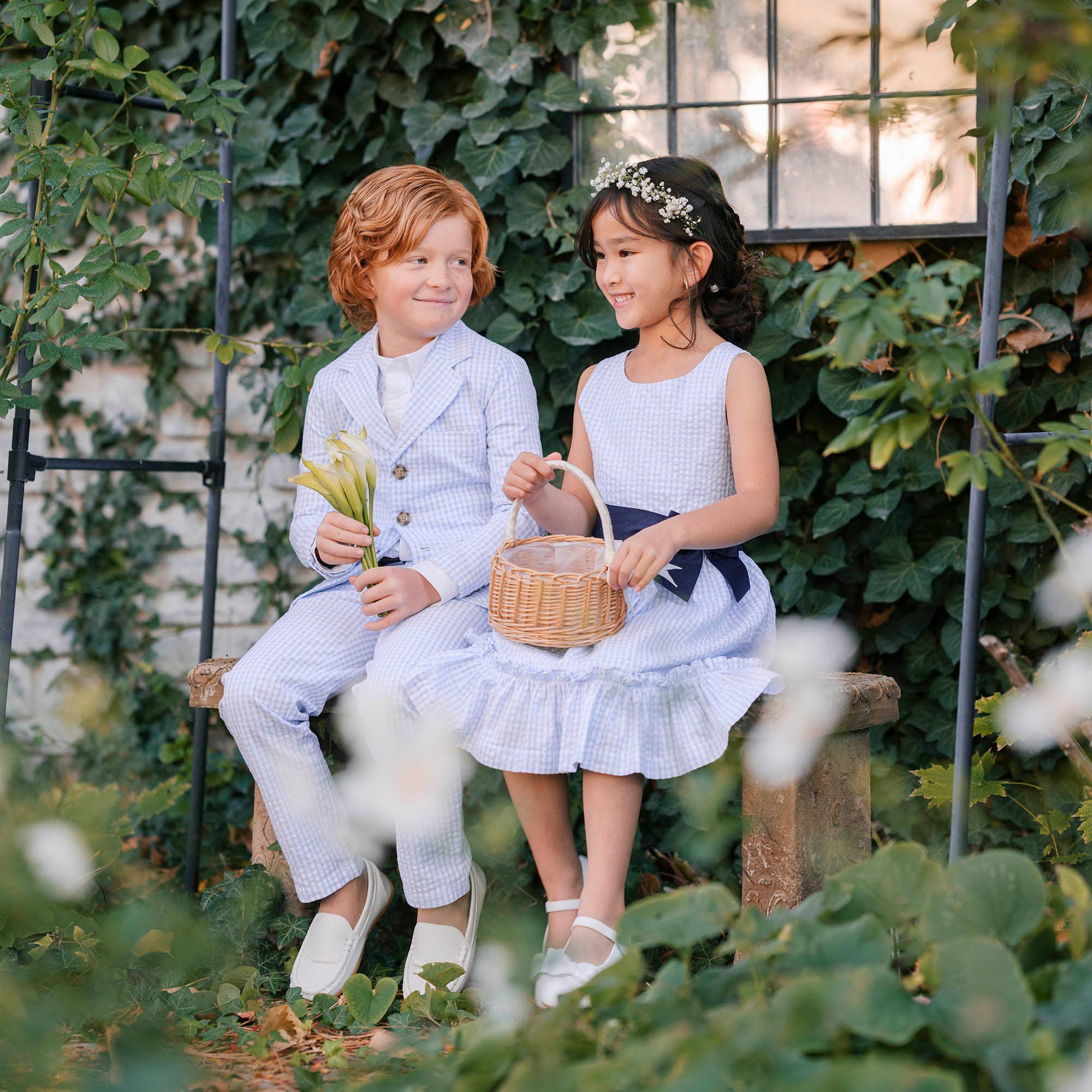 Image of Hope and Henry - Organic Seersucker Suit Jacket