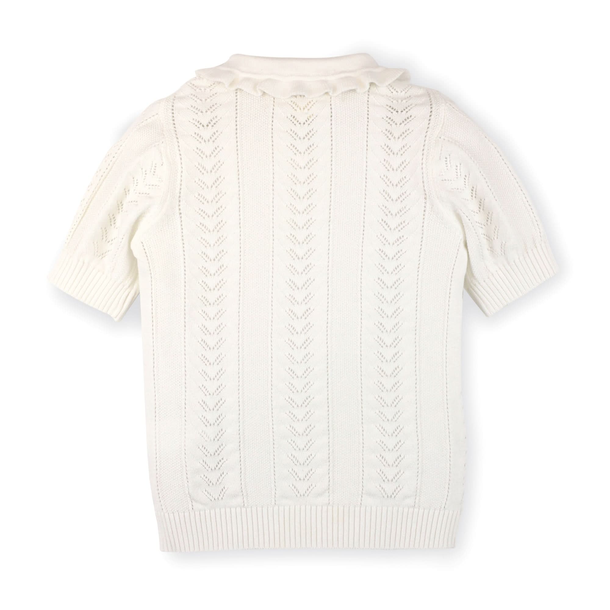 Image of Peter Pan Collar Sweater Polo
