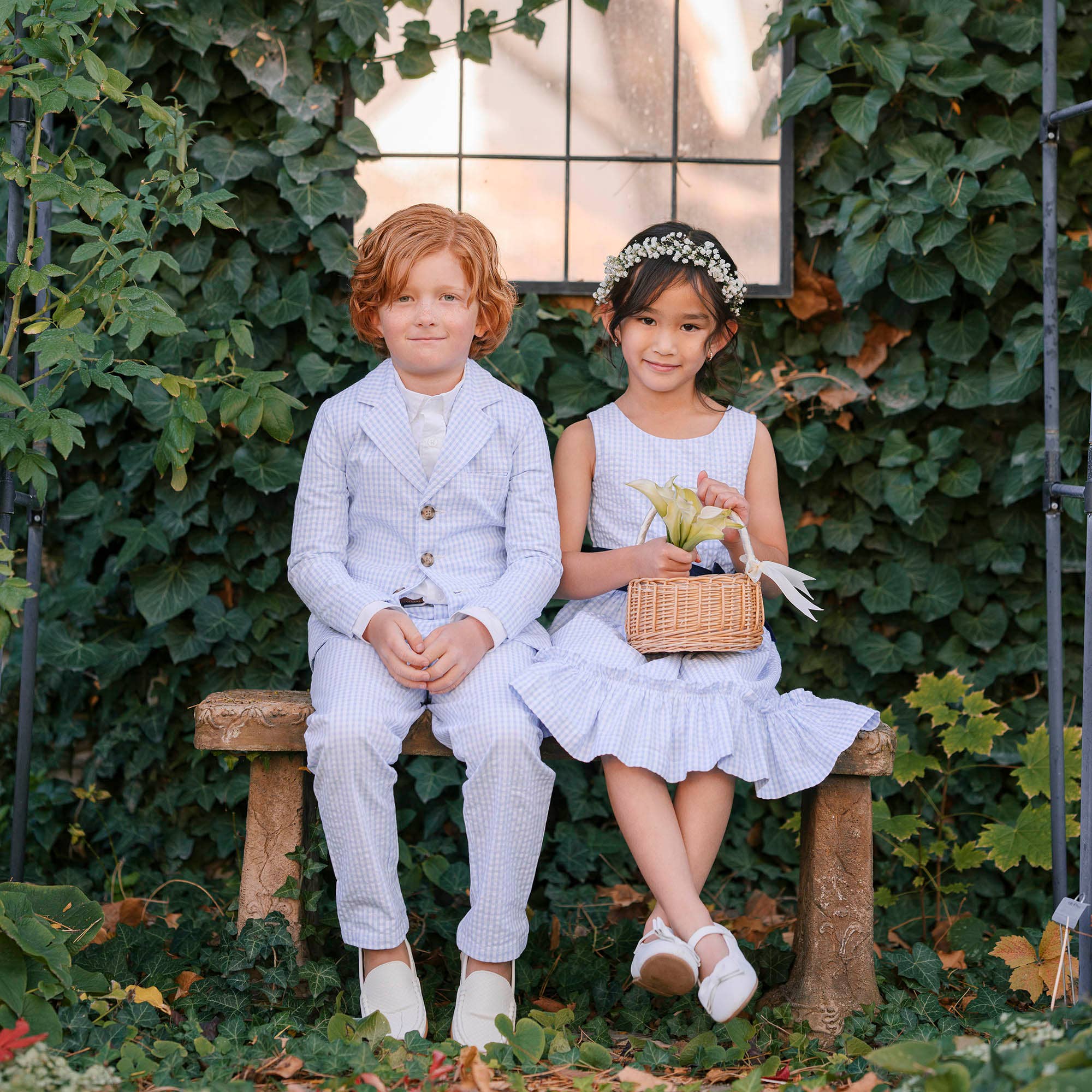 Image of Hope and Henry - Organic Seersucker Suit Jacket